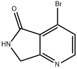 5H-Pyrrolo[3,4-b]pyridin-5-one, 4-bromo-6,7-dihydro- Struktur