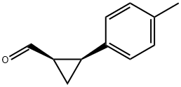 Cyclopropanecarboxaldehyde, 2-(4-methylphenyl)-, cis- (9CI) Struktur