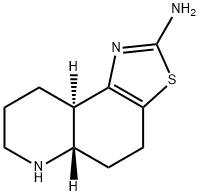 TRANS-4,5,5A,6,7,8,9,9A-OCTAHYDROTHIAZOLO(4,5-F)QUINOLIN-2-AMINE Struktur