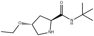 2-Pyrrolidinecarboxamide,N-(1,1-dimethylethyl)-4-ethoxy-,(2S-trans)-(9CI) Struktur