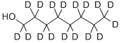 1-OCTAN-D17-OL Struktur