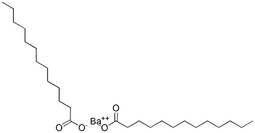 Ditridecanoic acid barium salt Struktur