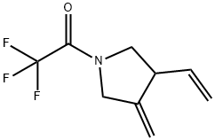 Pyrrolidine, 3-ethenyl-4-methylene-1-(trifluoroacetyl)- (9CI) Struktur