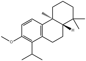 Phenanthrene, 1,2,3,4,4a,9,10,10a-octahydro-7-methoxy-1,1,4a-trimethyl-8-(1-methylethyl)-, (4aS,10aS)- Struktur