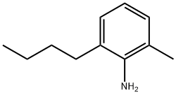 Benzenamine,  2-butyl-6-methyl- Struktur