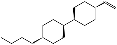 TRANS,TRANS-4-BUTYL-4''-VINYL-BICYCLOHEXYL Structure