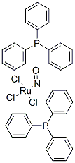 trichloronitrosylbis(triphenylphosphine)ruthenium  Struktur