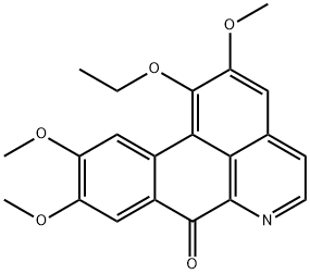 1-Ethoxy-2,9,10-trimethoxy-7H-dibenzo[de,g]quinolin-7-one Struktur