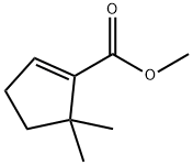 1-Cyclopentene-1-carboxylicacid,5,5-dimethyl-,methylester(9CI) Struktur