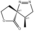 7-Oxa-1,2-diazaspiro[4.4]non-1-en-6-one,4-methyl-,trans-(9CI) Struktur