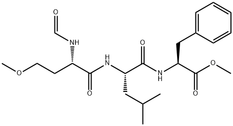 formyl-methylhomoseryl-leucyl-phenylalanine methyl ester Struktur