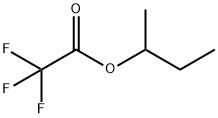 Acetic acid, 2,2,2-trifluoro-, 1-Methylpropyl ester Struktur