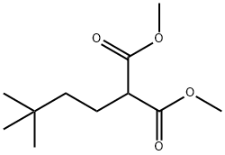 DIMETHYL 2-(3'',3''-DIMETHYLBUTYL)MALONATE Struktur