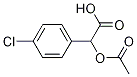 2-Acetoxy-2-(4-chlorophenyl)acetic Acid Struktur