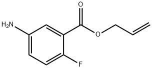 Benzoic acid, 5-amino-2-fluoro-, 2-propenyl ester (9CI) Struktur