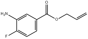 Benzoic acid, 3-amino-4-fluoro-, 2-propenyl ester (9CI) Struktur