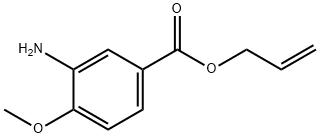 Benzoic acid, 3-amino-4-methoxy-, 2-propenyl ester (9CI) Struktur