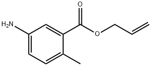 Benzoic acid, 5-amino-2-methyl-, 2-propenyl ester (9CI) Struktur