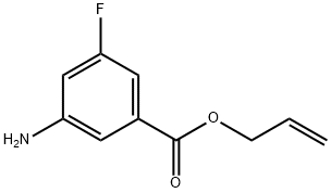 Benzoic acid, 3-amino-5-fluoro-, 2-propenyl ester (9CI) Struktur