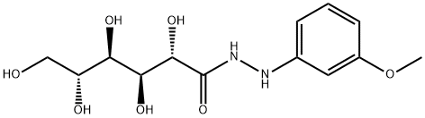 D-Mannonic acid 2-(m-methoxyphenyl) hydrazide Struktur