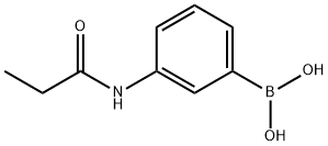 3-propionamidophenylboronic acid Struktur