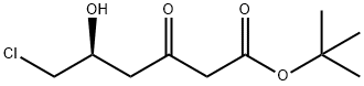 TERT-BUTYL (S)-6-CHLORO-5-HYDROXY-3-OXOHEXANOATE Struktur