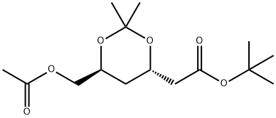 tert-Butyl (4R-cis)-6-[(acetyloxy)methyl]-2,2-dimethyl-1,3-dioxane-4-acetate