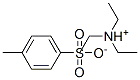 triethylammonium p-toluenesulphonate Struktur