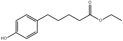 ethyl 5-(4-hydroxyphenyl)pentanoate Struktur