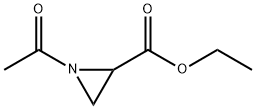 2-Aziridinecarboxylic acid, 1-acetyl-, ethyl ester (9CI) Struktur