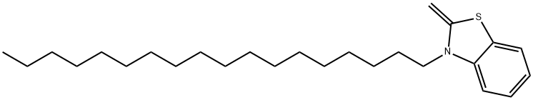 Benzothiazole, 2,3-dihydro-2-methylene-3-octadecyl- (9CI) Struktur