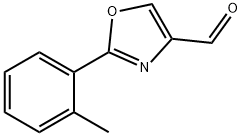 2-O-TOLYL-OXAZOLE-4-CARBALDEHYDE Struktur