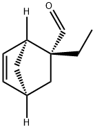 Bicyclo[2.2.1]hept-5-ene-2-carboxaldehyde, 2-ethyl-, (1S,2R,4S)- (9CI) Struktur