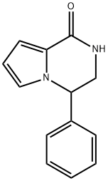 Pyrrolo[1,2-a]pyrazin-1(2H)-one, 3,4-dihydro-4-phenyl- Struktur