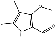 Pyrrole-2-carboxaldehyde, 3-methoxy-4,5-dimethyl- (8CI) Struktur