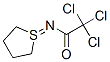 1,3,4,5-Tetrahydro-1-[(trichloroacetyl)imino]-1H,2H-thiophene Struktur