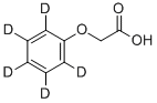 PHENOXY-D5-ACETIC ACID Struktur