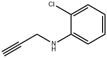 Benzenamine, 2-chloro-N-2-propynyl- (9CI) Struktur