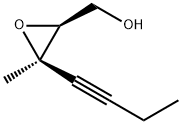 Oxiranemethanol, 3-(1-butynyl)-3-methyl-, (2S-cis)- (9CI) Struktur