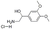 2-HYDROXY-2-(3,4-DIMETHOXYPHENYL)ETHYLAMINE HCL Struktur