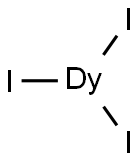 DYSPROSIUM IODIDE Struktur