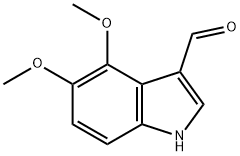 4,5-DIMETHOXY-1H-INDOLE-3-CARBALDEHYDE Struktur