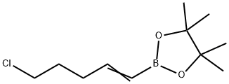 (E)-5-CHLORO-1-PENTENEBORONICACIDPIN Struktur