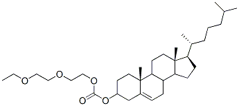 CHOLESTERYL 2-(2-ETHOXYETHOXY)ETHYL CARBONATE Struktur