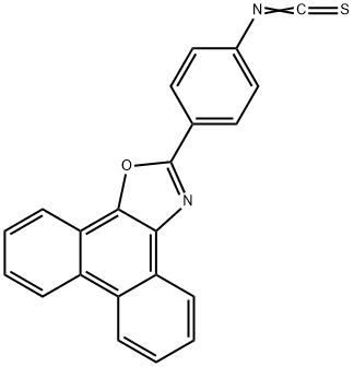 4-(PHENANTHRO 9 10-D!OXAZOL-2-YL)PHE- Struktur