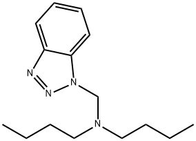 N,N-dibutyl-1H-benzotriazole-1-methylamine Struktur