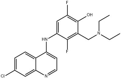 2',6'-difluoroamodiaquine Struktur