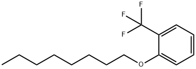 OCTYL [2-(TRIFLUOROMETHYL)PHENYL] ETHER Struktur