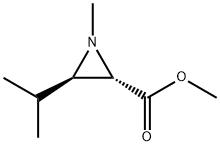 2-Aziridinecarboxylicacid,1-methyl-3-(1-methylethyl)-,methylester,trans-(9CI) Struktur