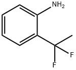 2-(1,1-difluoroethyl)- Benzenamine Struktur